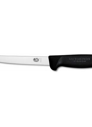 Кухонний ніж victorinox fibrox boning лезо 12 см чорний (5.6103.12)