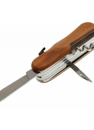 Швейцарський складаний ніж victorinox evowood s557 85 мм 19 функцій дерево (2.5221.s63)5 фото