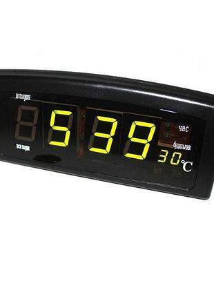 Настільний електронний годинник caixing cx-818 чорний (procx-818-1)