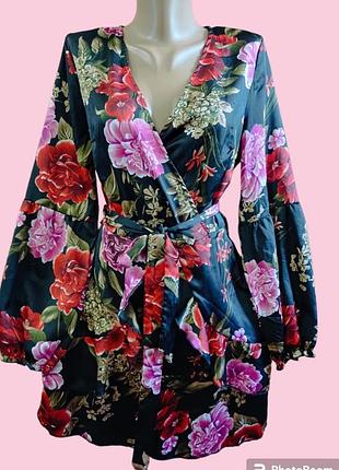 Платье 👗 женское в цветах.
