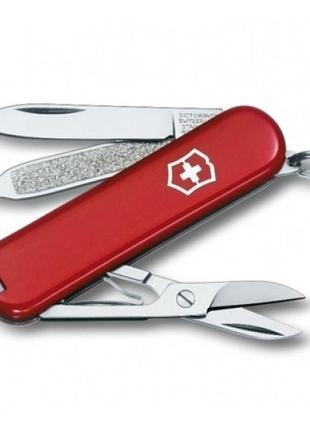 Швейцарський ніж victorinox classic sd червоний (0.6223)1 фото