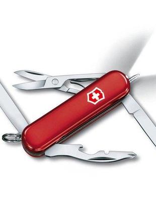 Швейцарський ніж victorinox midnite manager 58 мм 10 функцій червоний (0.6366)