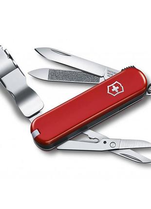 Швейцарський ніж victorinox nailclip 580 червоний (0.6463)