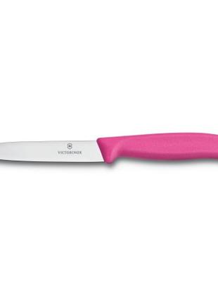 Кухонний ніж victorinox swissclassic для нарізки 100 мм рожевий (6.7706.l115)