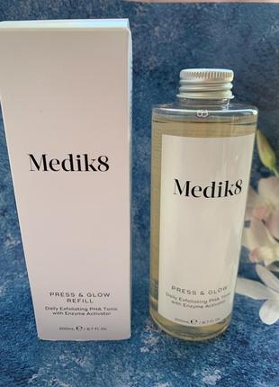 Medik8 - тоник с кослотой pha и активатором отшелушивающих ферментов (сменная бутылка без помпы) - pres