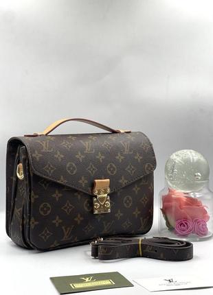 Женская сумка метис канва в стиле louis vuitton женская сумка метилс сумка в стиле луи виттон черная канва6 фото