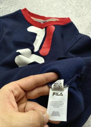 Женский свитшот fila big logo sweatshirt!6 фото