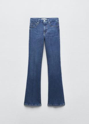 Джинси zw bootcut high waist zara/ розкльошені джинси zara7 фото