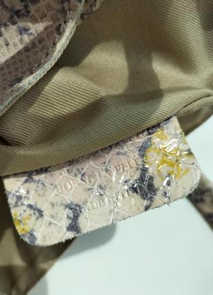 Кожаная фирменная итальянская сумочка мини шоппер borse in pelle!10 фото