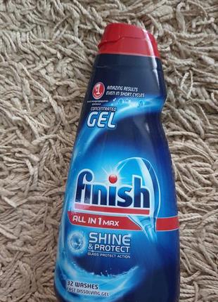 Finish gel all in 1 max гель для миття посуду4 фото