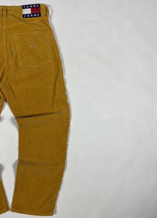 Tommy hilfiger жіночі вельветові джинси на високій посадці7 фото