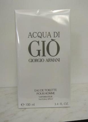 Giorgio armani acqua di gio pour homme туалетна вода 100 ml армані аква ді джио пур хом чоловічі духи парфум4 фото