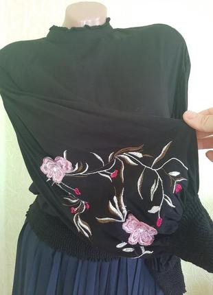 Блузка с вышивкой vero moda1 фото
