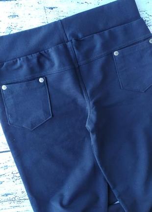 Чорні шкільні штани брюки  легінси лосини5 фото