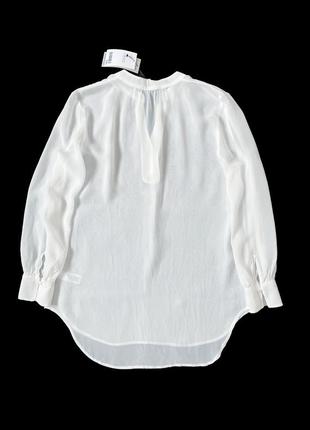 Белая блузка с длинными рукавами next, l3 фото