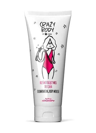 Hiskin&nbsp;crazy body

сияющий мусс для тела "маршеллоу" hiskin crazy illuminating body mousse marshmallow