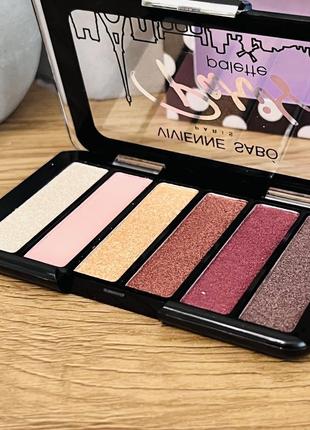 Оригинальный vvivenne sabo eyeshadow mini palette paris палетка теней для век 02 оригинал палитра теней3 фото