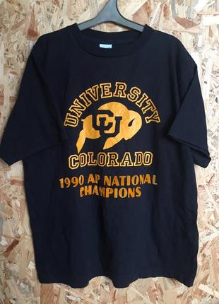 Винтажная футболка мерч 90х colorado buffaloes