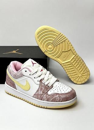 Женские кроссовки nike air jordan 1 (найк/найк аир джордан 1)