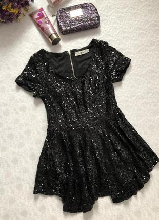 Шикарная черная кофточка вся из пайеток . фасон- супер