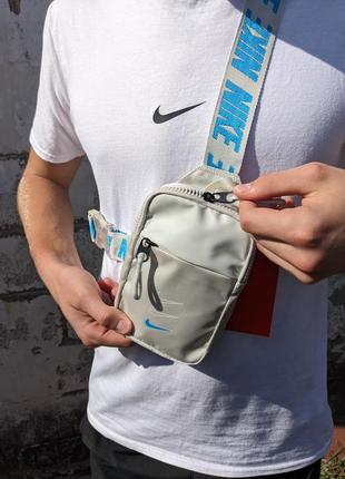 Сумка через плече nike mini bag swoosh, барсетка nike swoosh, жіноча сумка, чоловіча сумка