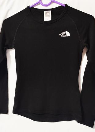 Футболка детская черная лонгслив термо the north face