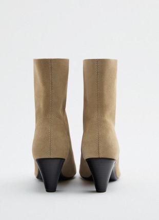 Zara замшевые ботинки, 395 фото