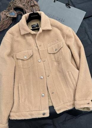 Пальто куртка хутряна оверсайз balenciaga