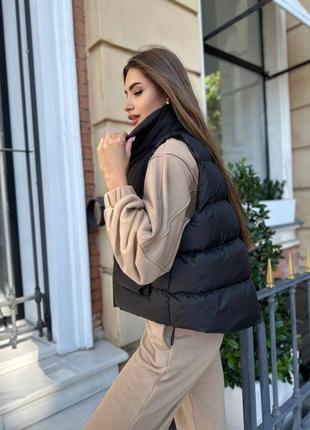 Жіночий жилет,жилетка женская,стьобана жилетка,стёганая жилетка,осіння жилетка