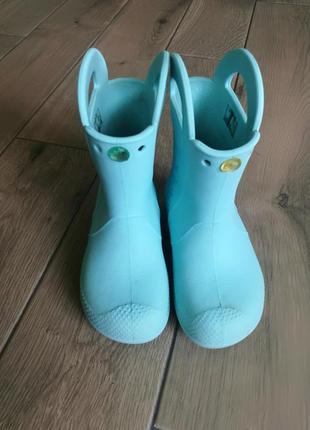 Детские сапоги crocs3 фото