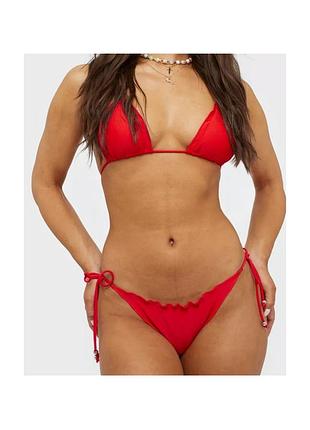 Актуальные плавки, низ от купальника, трусики, с драпировкой, стильные, яркие, модные, трендовые