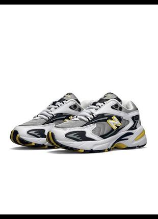 New balance 725 white black yellow
