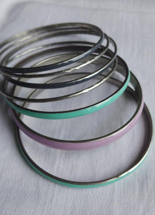 Вінтажна біжутерія набором комплект сережки браслети кольє ланцюжок підвіски3 фото