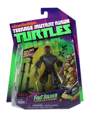 Черепашки ниндзя солдат фут ninja turtles soldier foote фигурка playmates игровая фигурка 12 см