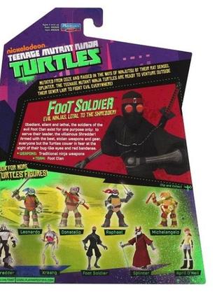 Черепашки ниндзя солдат фут ninja turtles soldier foote фигурка playmates игровая фигурка 12 см2 фото