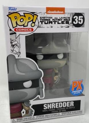 Черепашки ниндзя фигурка шредер funko pop фанко поп tmnt ninja turtles shredder игровая виниловая фигурка #356 фото