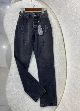 Джинсы chrome hearts1 фото