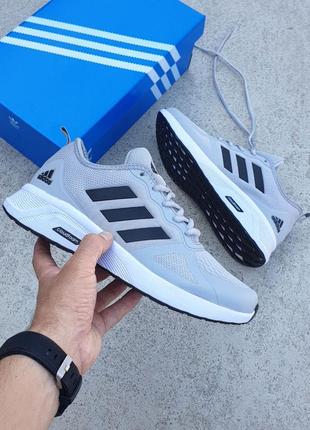 Adidas cloudfoam  •light grey•