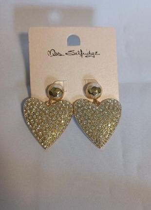 Серьги в золотые miss selfridge (8)