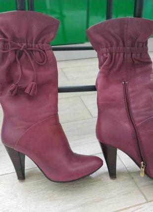 Шкіряні чобітки 35 р.