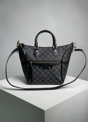 Сумка женская louis vuitton tournelle pm grey chess, сумка жеncкая