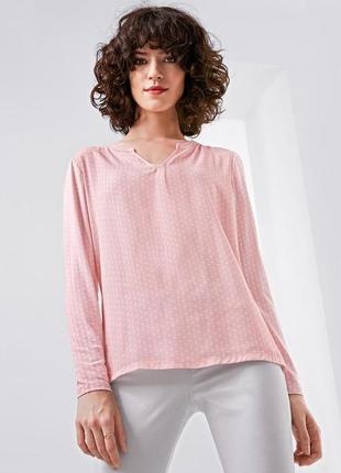 Нежная персиковая блуза