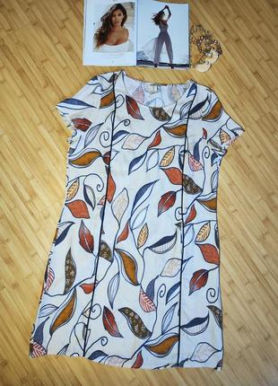 Deerberg стильное платье из 100% льна,p.l4 фото