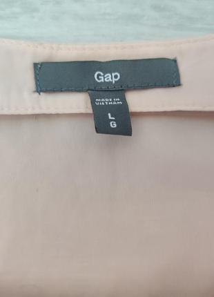 Качественная нежнейшая шифоновая шелковистая блуза l 14 р бежевого пудрового цвета2 фото