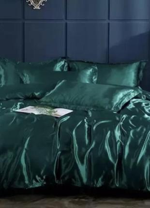Постельное белье атлас. комплект постельного белья полутороспальный, евро, двуспальный9 фото
