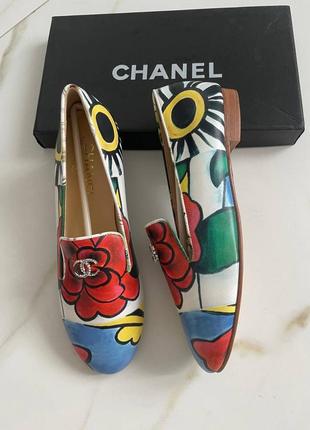 Лоферы в стиле chanel