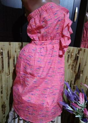 Платье бюстье dots розовое l3 фото
