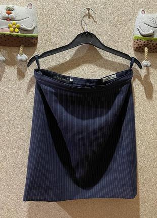 Прямая мини- юбка