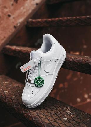 Premium ✅️ кожаные кроссовки nike air force 1 low white2 фото