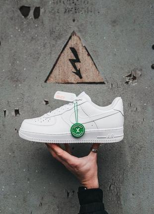 Premium ✅️ кожаные кроссовки nike air force 1 low white5 фото